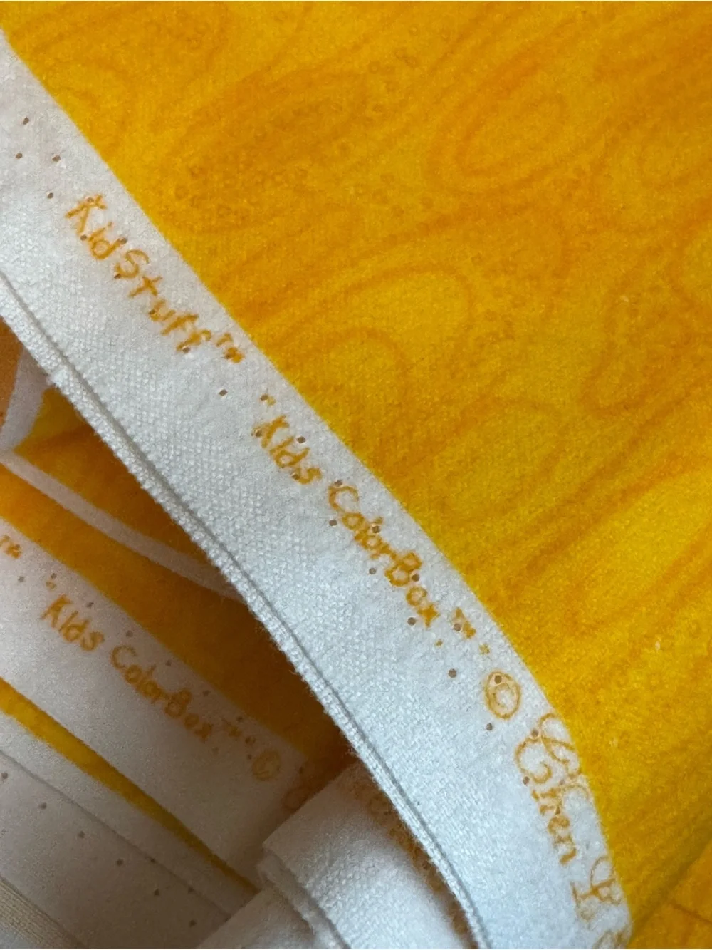 Yellow Cotton Flannel Fabric 4 Yards Colorbox by Cheri Strole